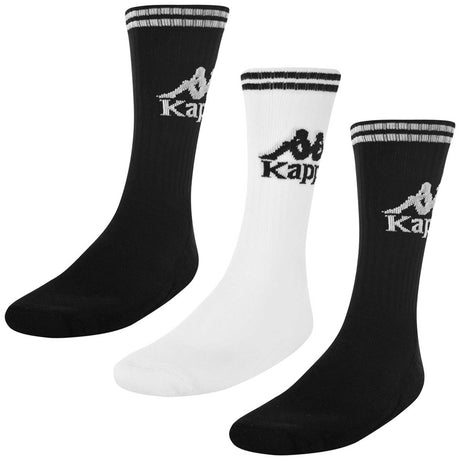Kappa Authentic Aster paquet de 3 chaussettes unisexes