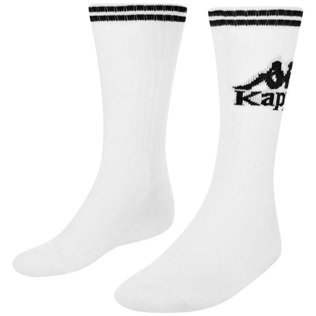 Chaussettes Kappa unisexe Authentic Aster blanc