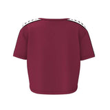 T-shirt Kappa Banda Apua à coupe régulière rouge pour femme