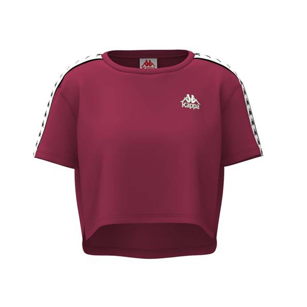 T-shirt Kappa Banda Apua à coupe régulière rouge pour femme