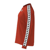T-shirt à manches longues Kappa Banda Auyen à coupe régulière pour homme orange blanc