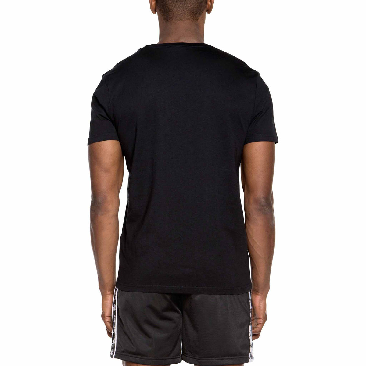 T-shirt Kappa Authentic Estessi Slim pour homme Noir/Blanc vue de dos