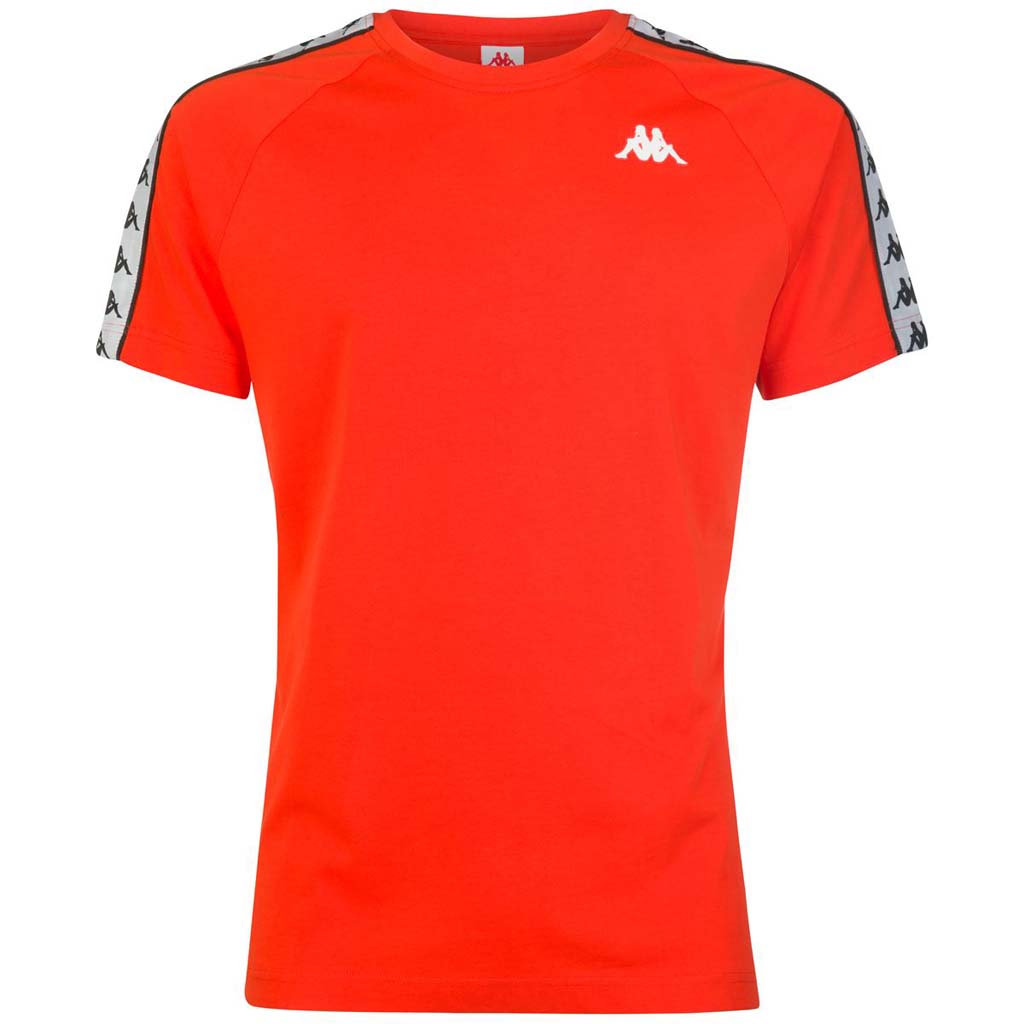 T-shirt Kappa Banda Coen slim pour homme orange blanc