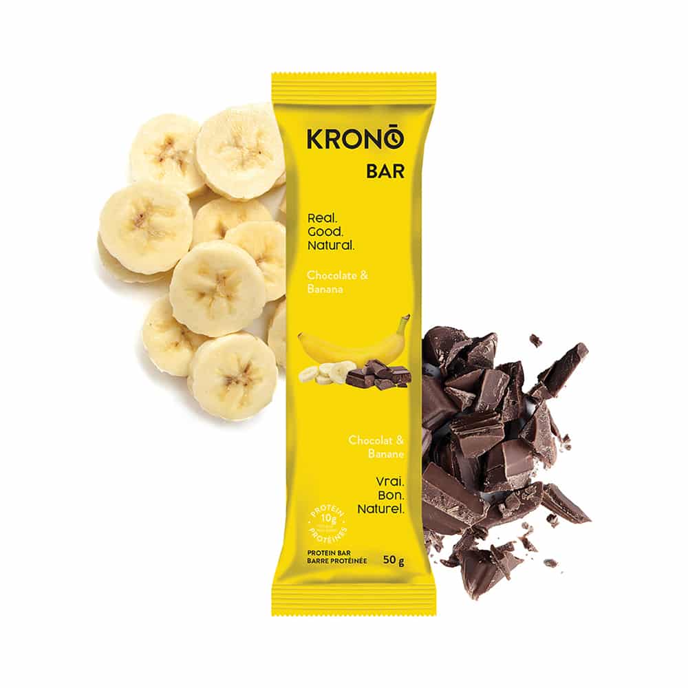 Krono Nutrition Barres Protéinée Chocolat et Banane