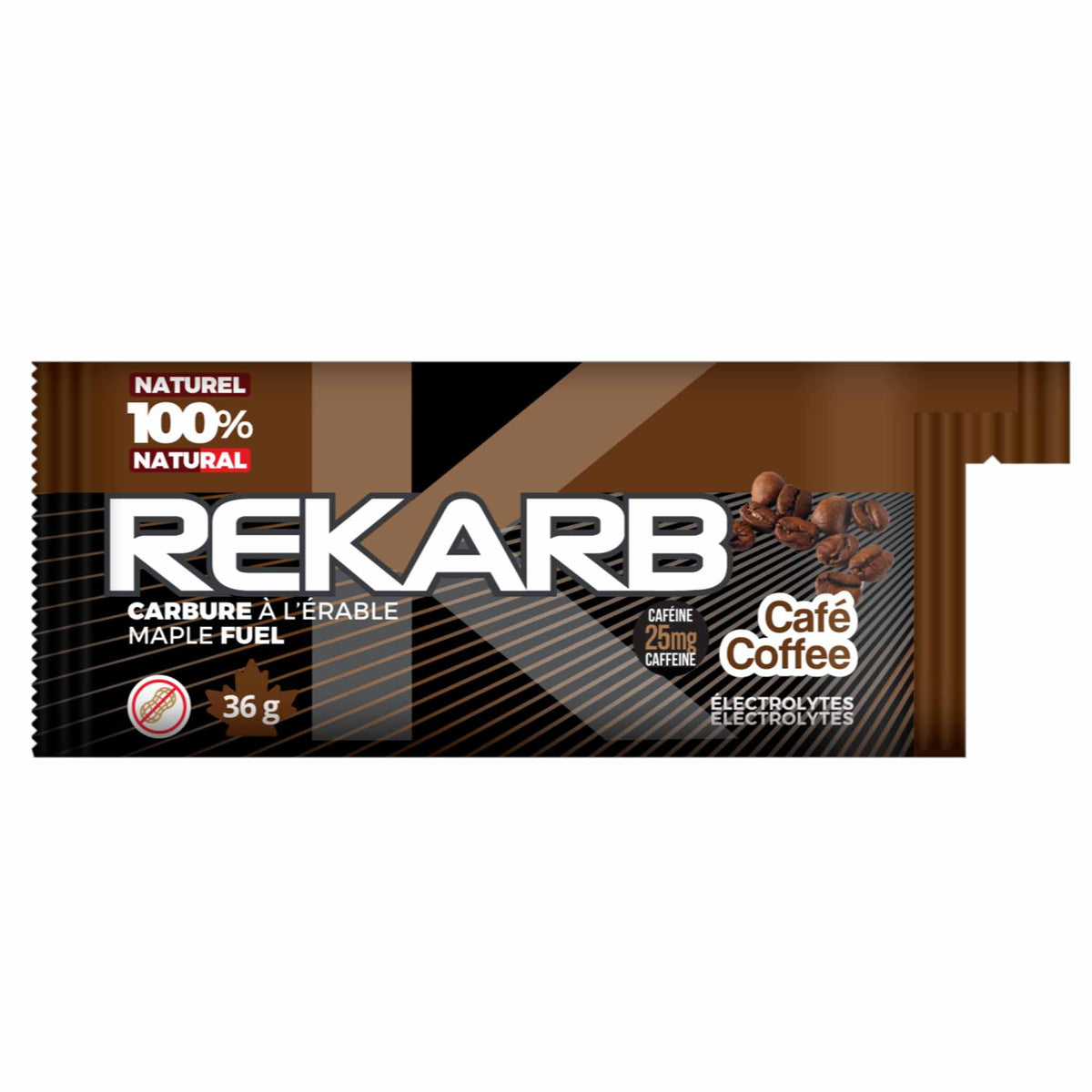 Kronobar Rekarb gel énergétique à l&#39;érable et café