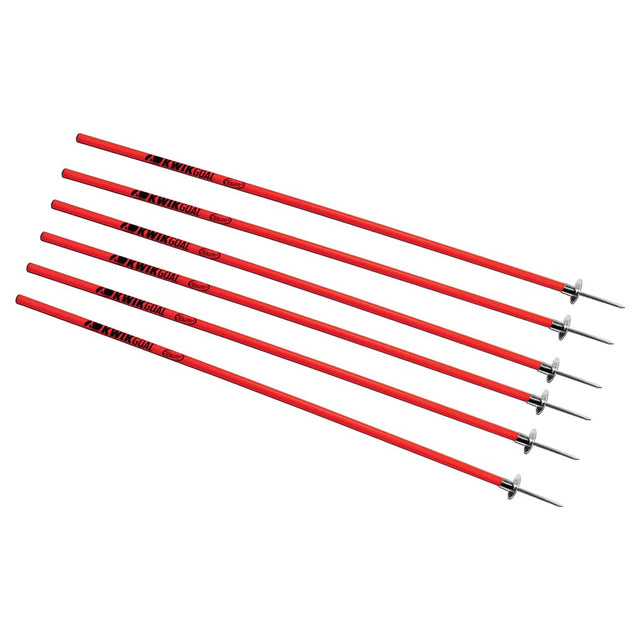 Kwik Goal coaching sticks red