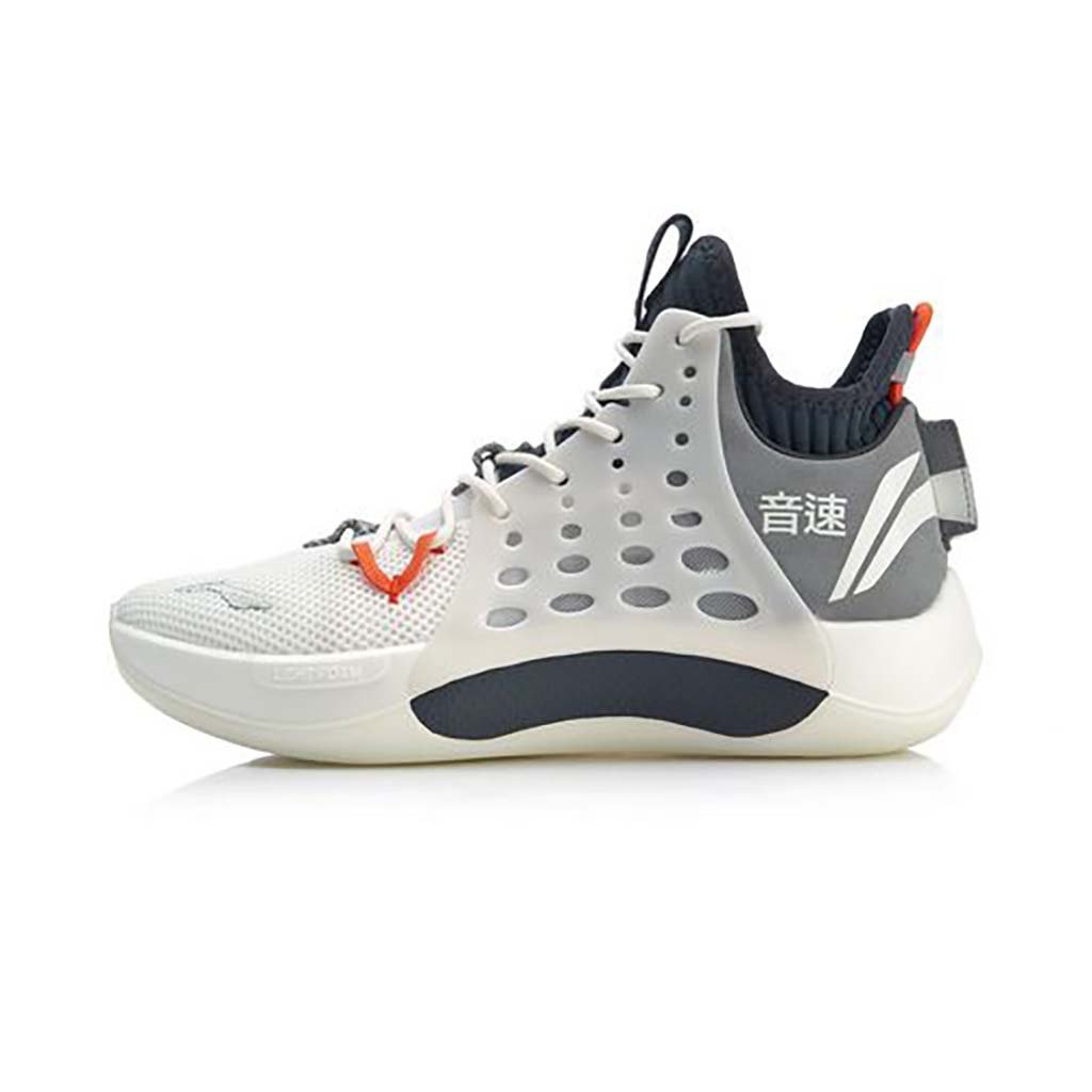 Li-Ning Sonic VII C.J. McCollum Mid Professional chaussures de basketball blanc noir