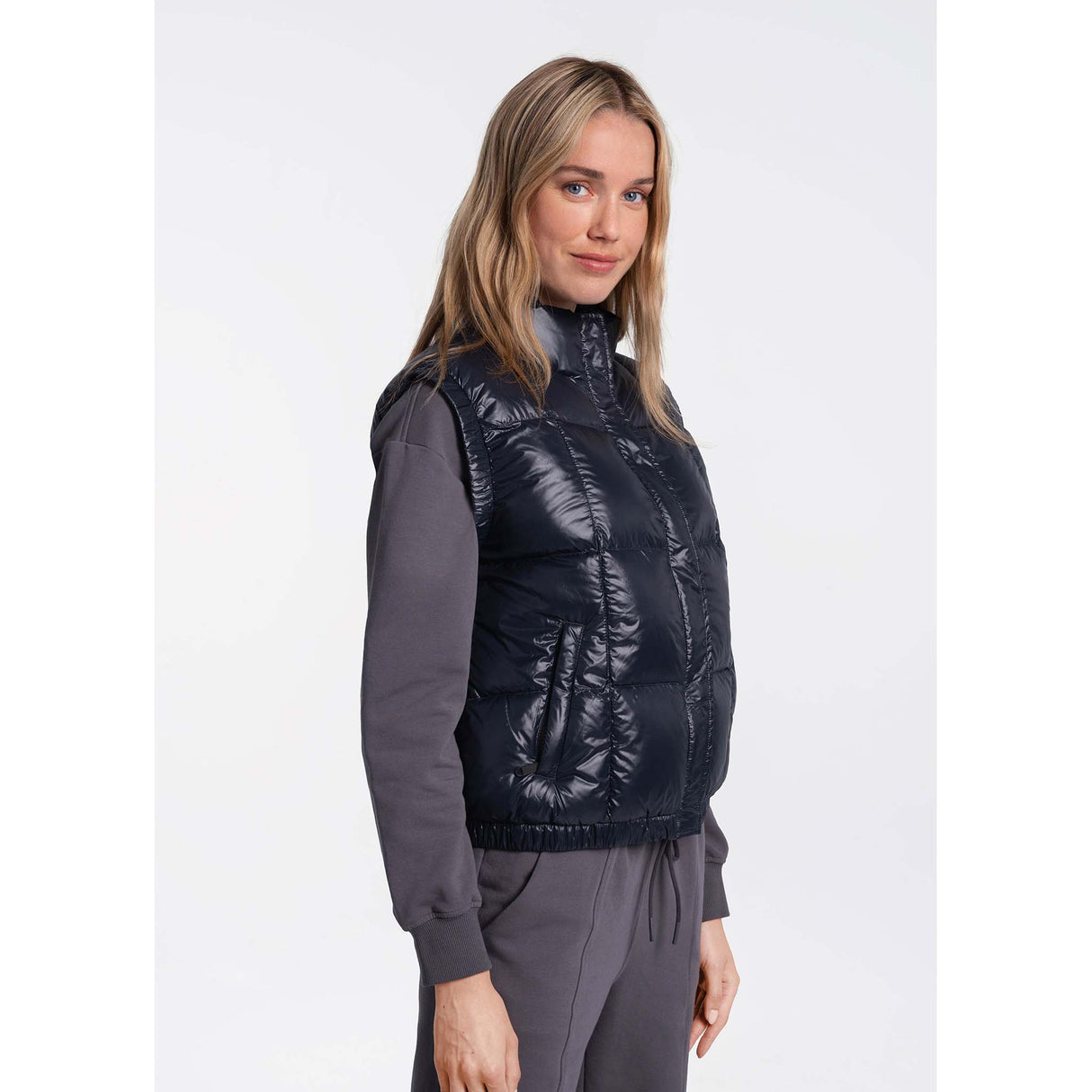 Lolë Lolë veste sans manches compressible en duvet Rose