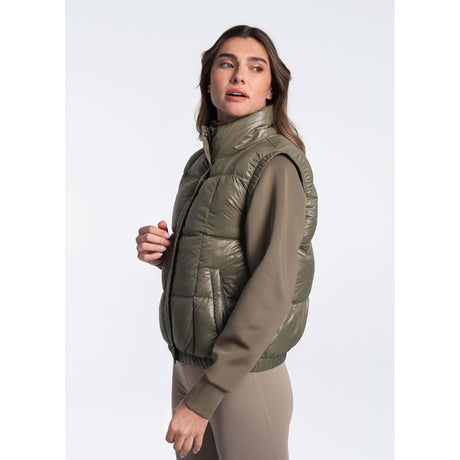 Lolë Lolë veste sans manches compressible en duvet Rose