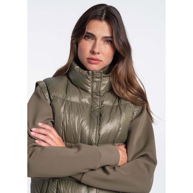 Lolë Lolë veste sans manches compressible en duvet Rose