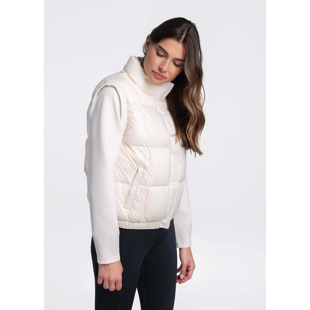 Lolë Lolë veste sans manches compressible en duvet Rose