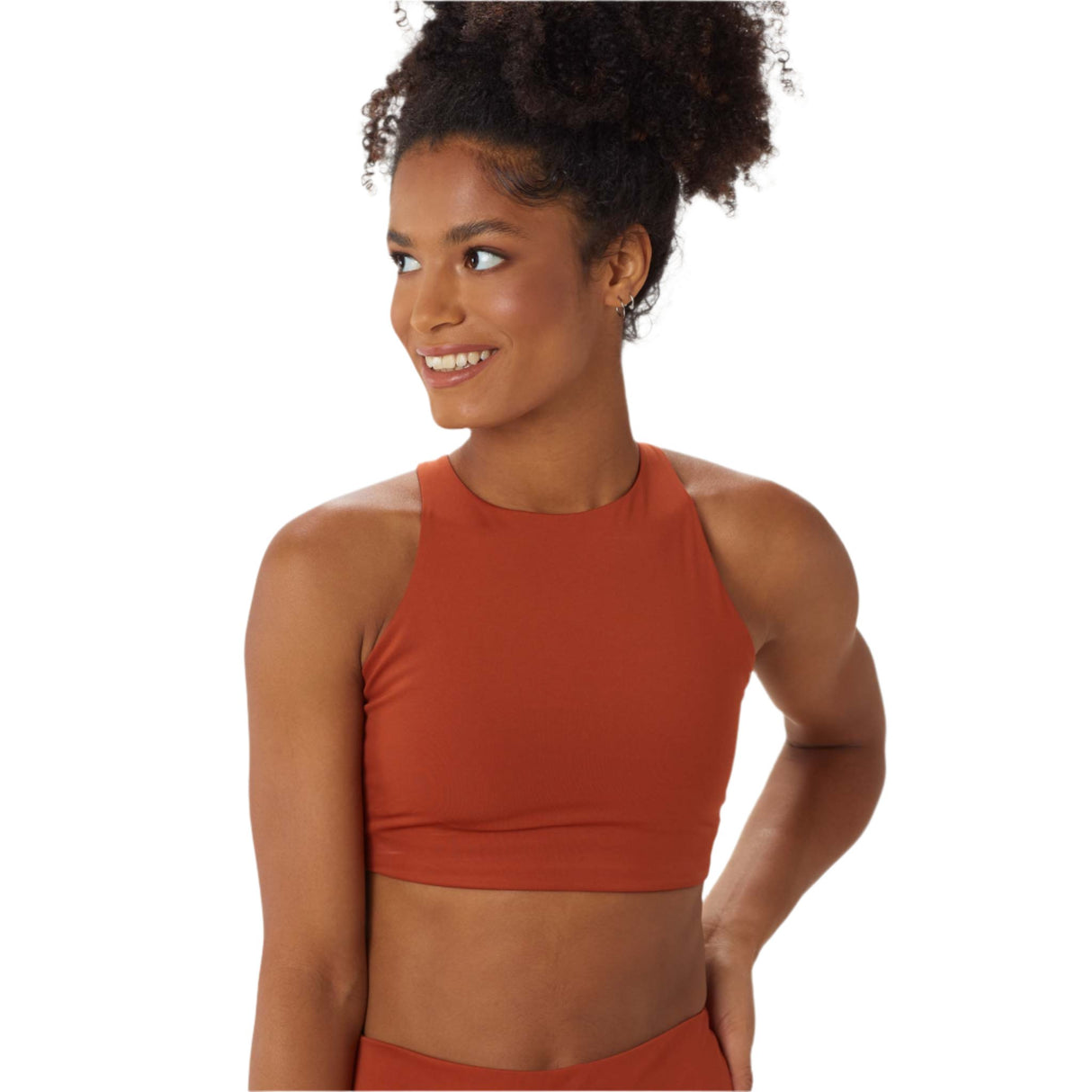 Lolë Lole Burst Up Bra soutien-gorge top de sport terracotta
