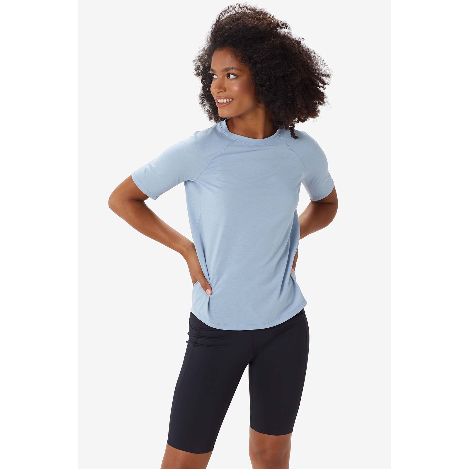 Lolë Lole T-shirt sport à manches courtes Performance Wool pour femme