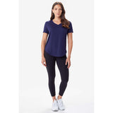 Lolë Lole t-shirt Fancy a col en V pour femme manches courtes