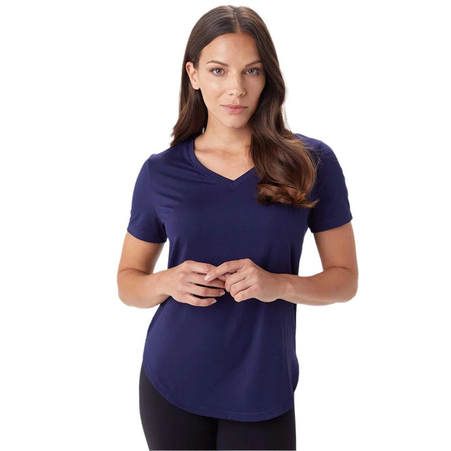 Lolë Lole t-shirt Fancy a col en V pour femme manches courtes