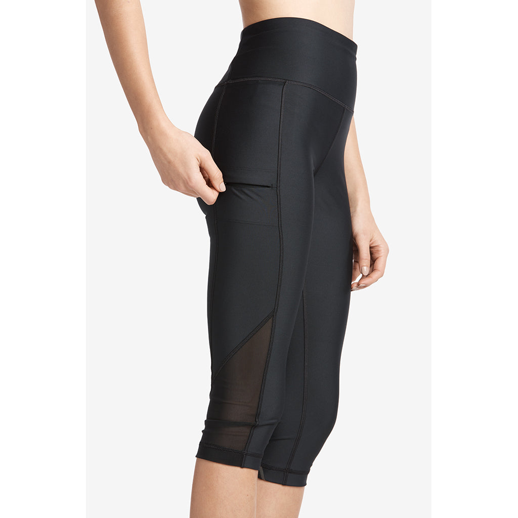 Lole Burst Capris leggings noir vue lat 2