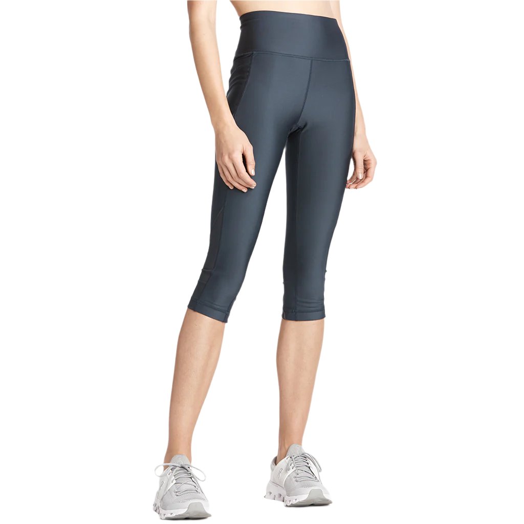 Lole Burst Capris leggings blue anchor