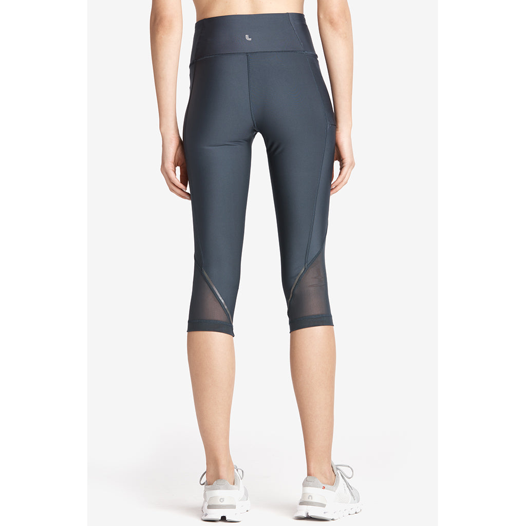 Lole Burst Capris leggings blue anchor vue arriere