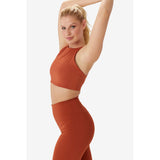 Lole Burst Up Bra soutien-gorge top de sport terracotta lateral 2