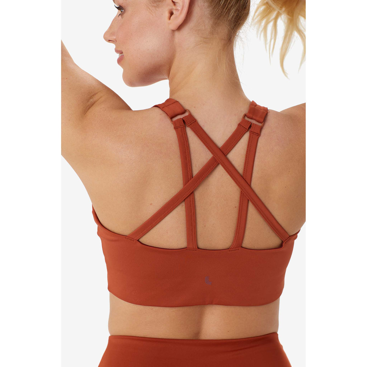 Lole Burst Up Bra soutien-gorge top de sport terracotta dos 2