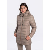 Lolë Claudia manteau long pour femme huitre