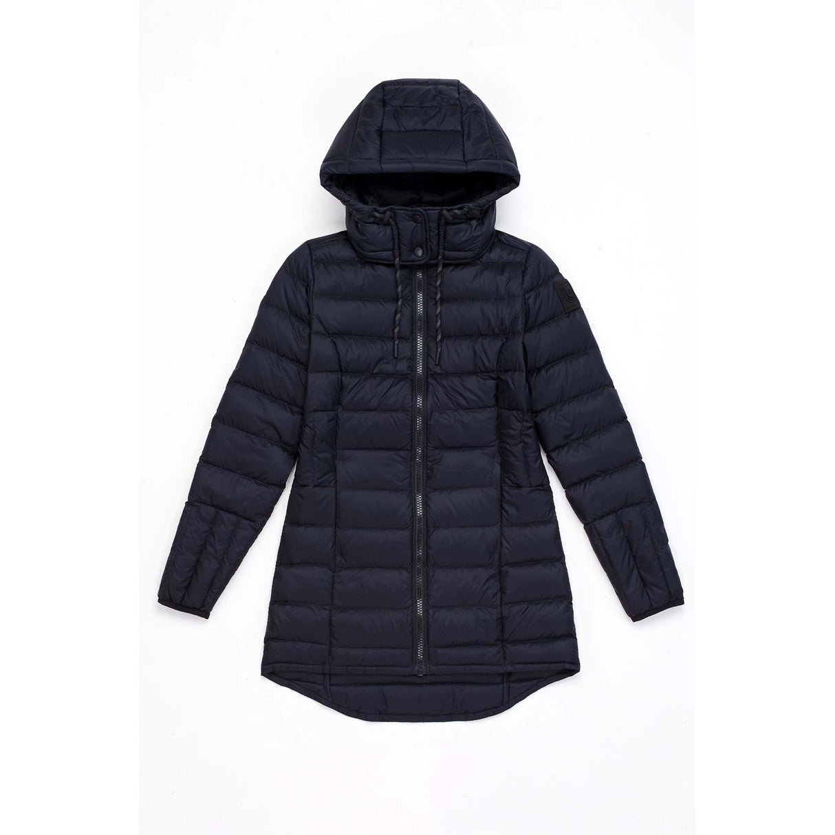 Lole manteau long léger en duvet Claudia noir pour femme