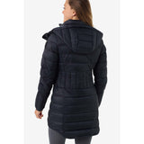 Lole manteau long léger en duvet Claudia noir pour femme dos