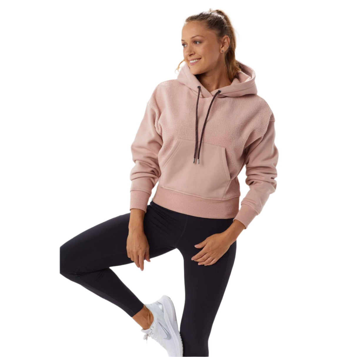 Lolë sweatshirt à capuche Constance Hoodie pour femme - Shadow Heather