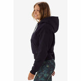 Lolë sweatshirt à capuche Constance Hoodie pour femme - Black Beauty - Côté