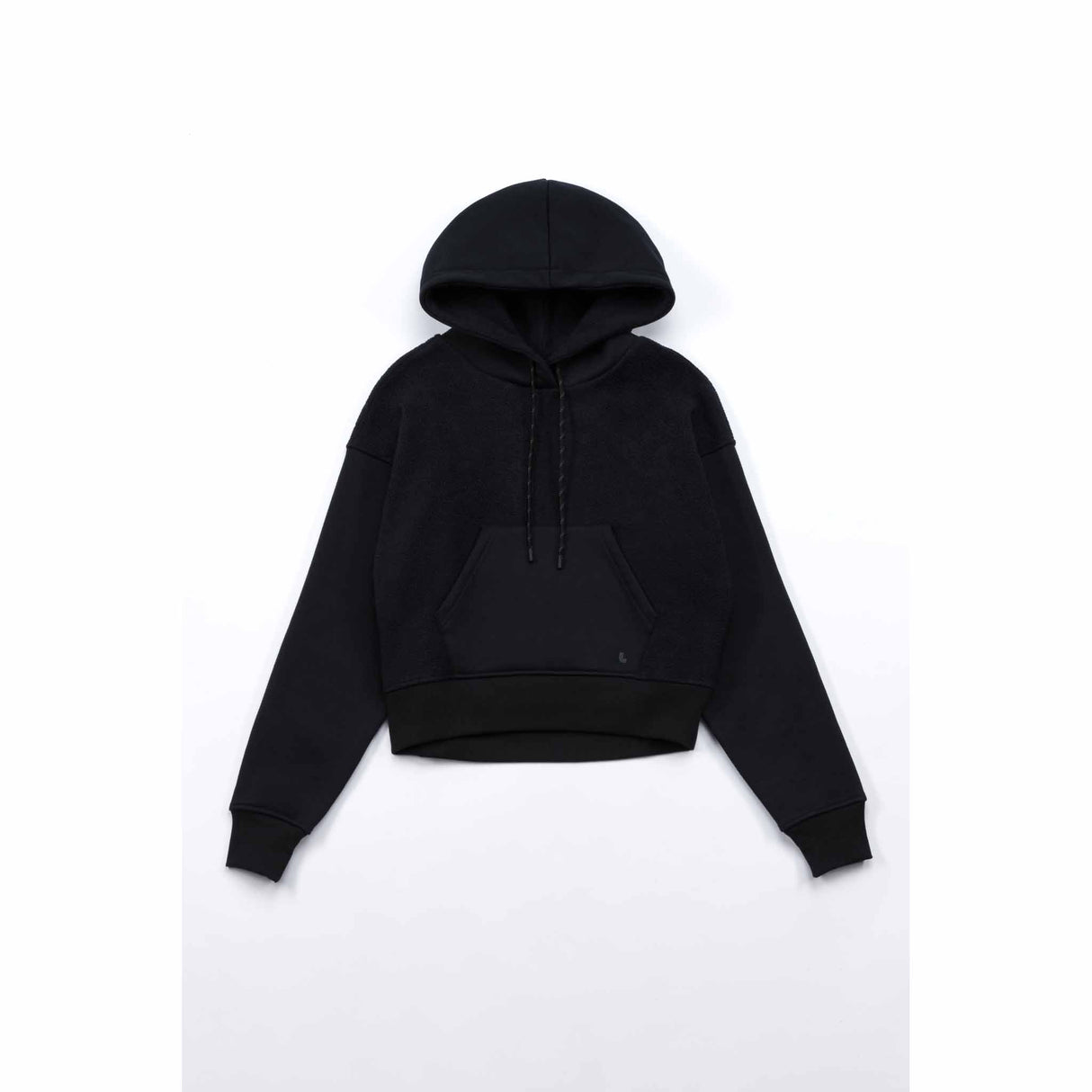 Lolë sweatshirt à capuche Constance Hoodie pour femme - Black Beauty - flat