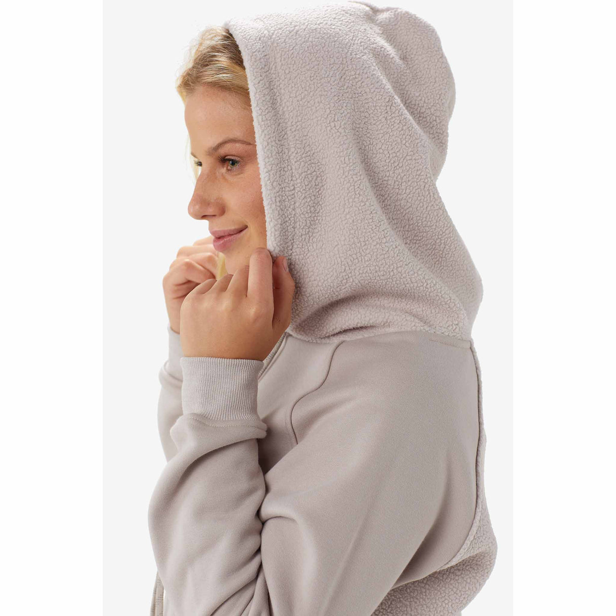 Lolë Robe à capuche Constance Hoodie Dress pour femme - Abalone - Capuche