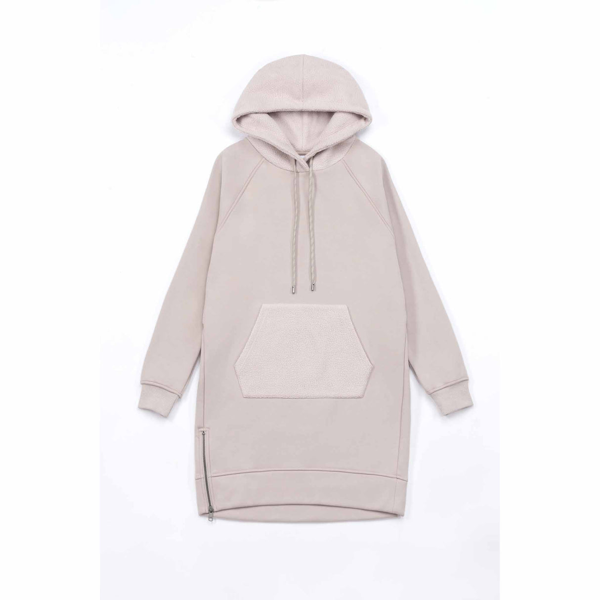 Lolë Robe à capuche Constance Hoodie Dress pour femme - Abalone - Flat