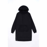 Lolë Robe à capuche Constance Hoodie Dress pour femme - Black Beauty - Flat