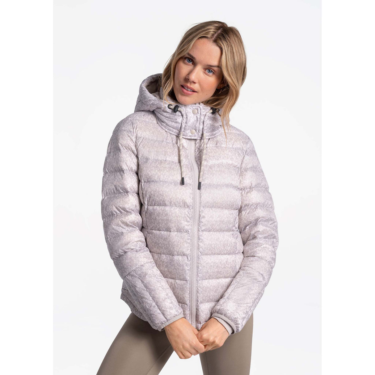 Lolë Emeline down jacket with hood for women