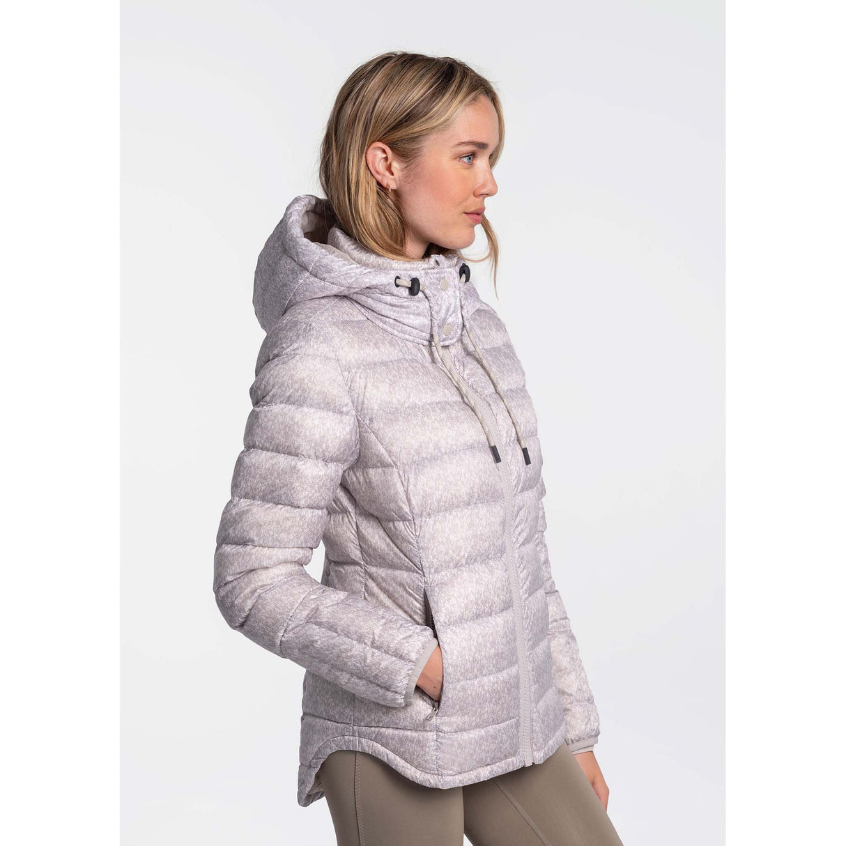 Lolë Emeline down jacket with hood for women