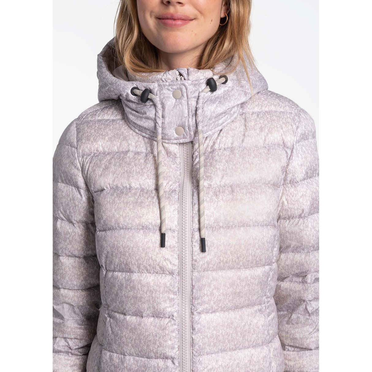 Lolë Emeline down jacket with hood for women