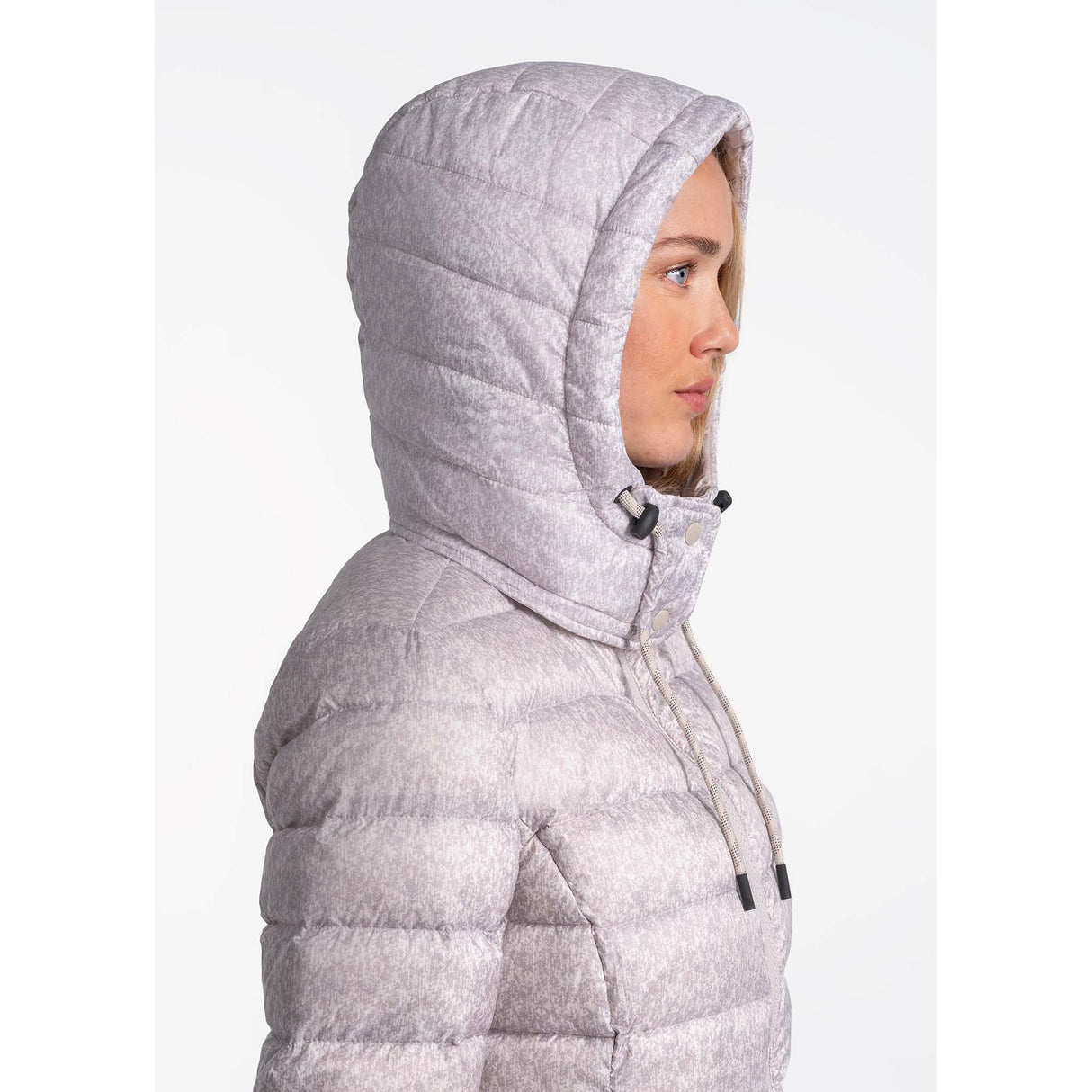 Lolë Emeline down jacket with hood for women