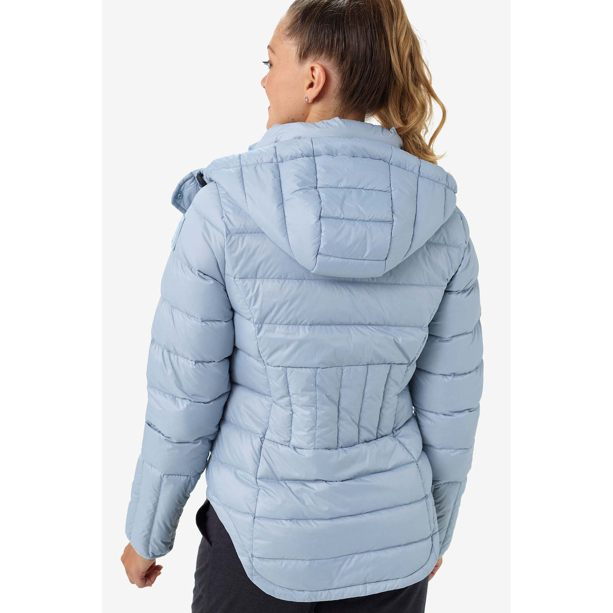 Lole manteau léger en duvet Emeline pour femme fog blue dos