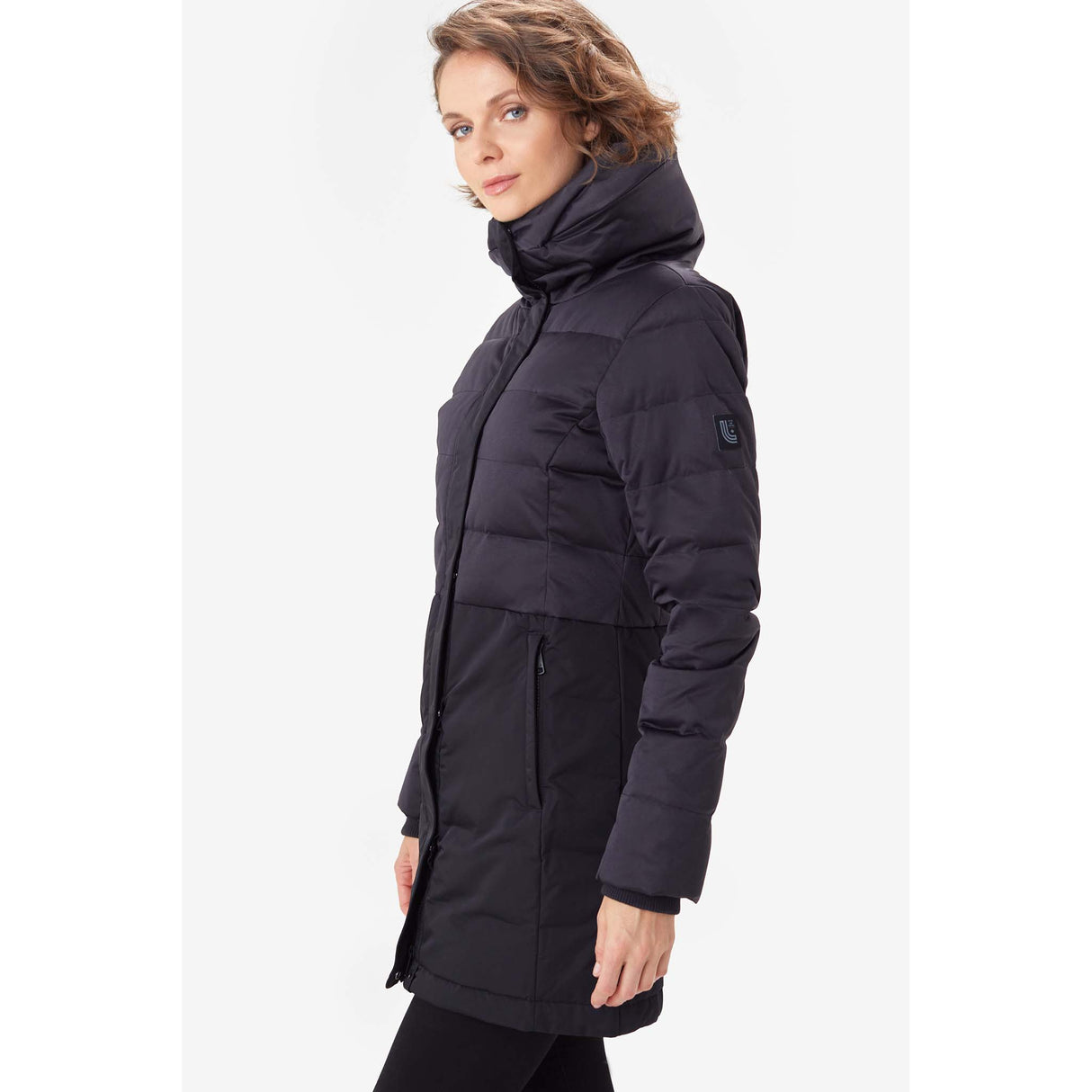 Lole Faith manteau d'hiver long noir pour femme