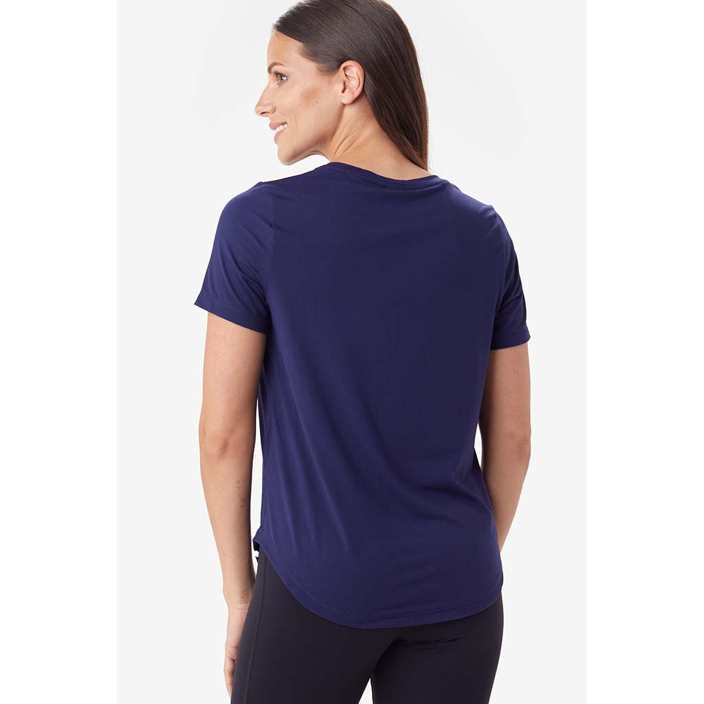 Lole t-shirt Fancy a col en V Amalfi Blue dos