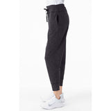 Lole Half Moon Jogger pantalon noir chiné lateral