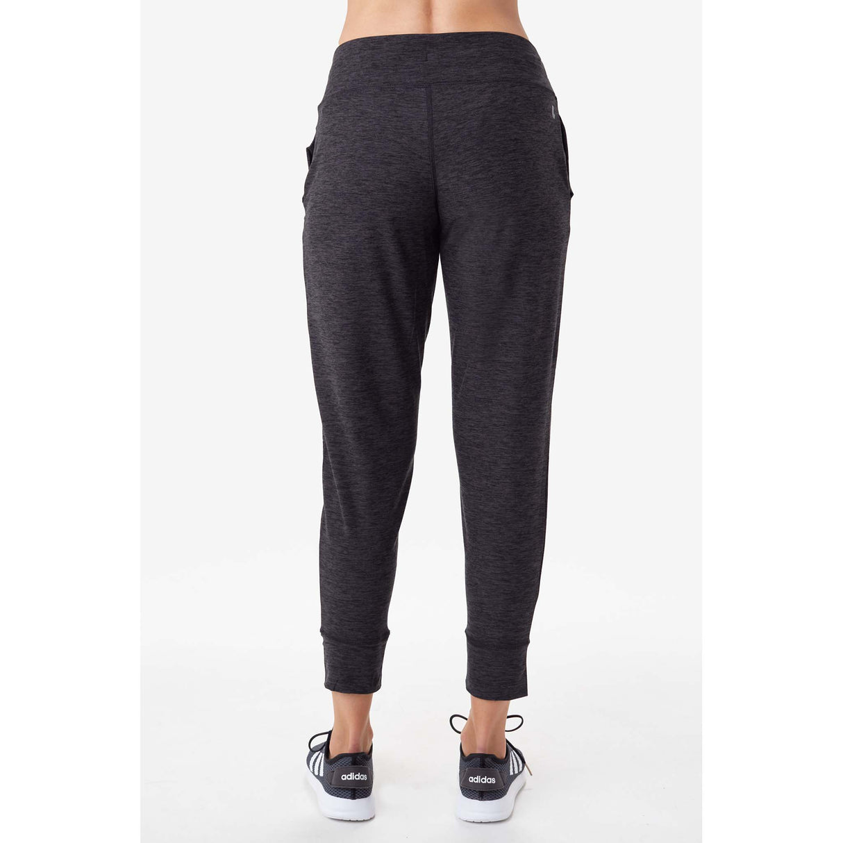 Lole Half Moon Jogger pantalon noir chiné femme dos