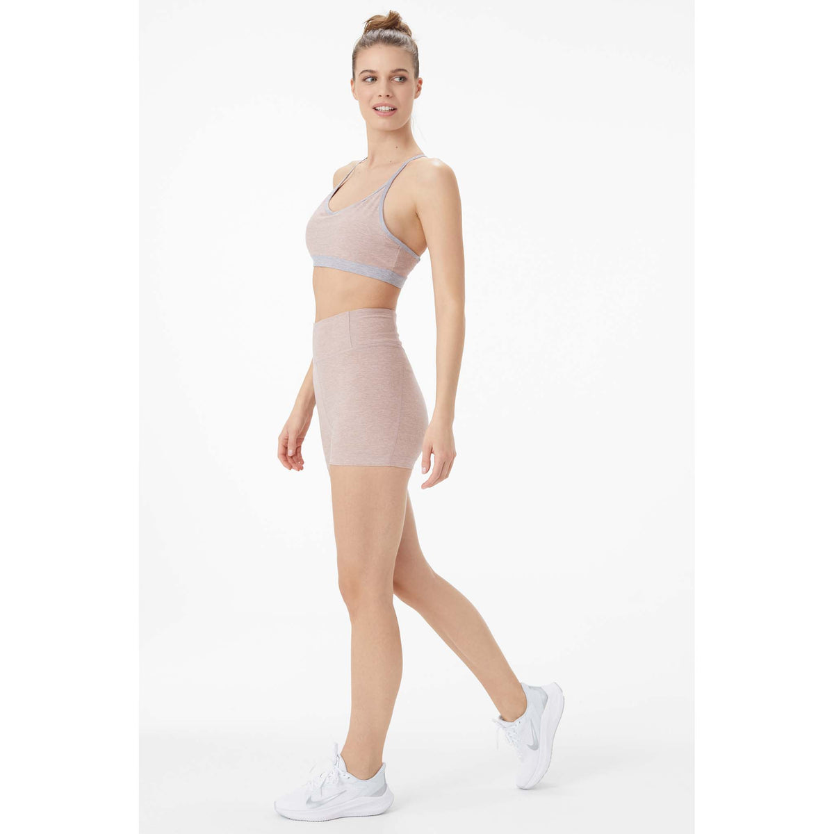 Lole shorts Half Moon sport rose lateral 2