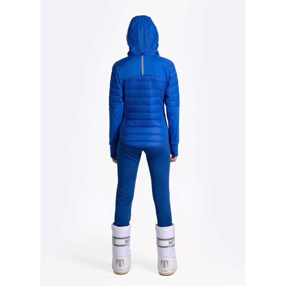 Lolë Just Full Zip cardigan sport lapis pour femme dos