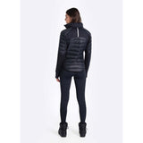 Lolë Just Full Zip cardigan sport noir pour femme dos