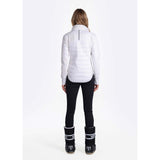 Lolë Just Full Zip cardigan sport blanc pour femme dos