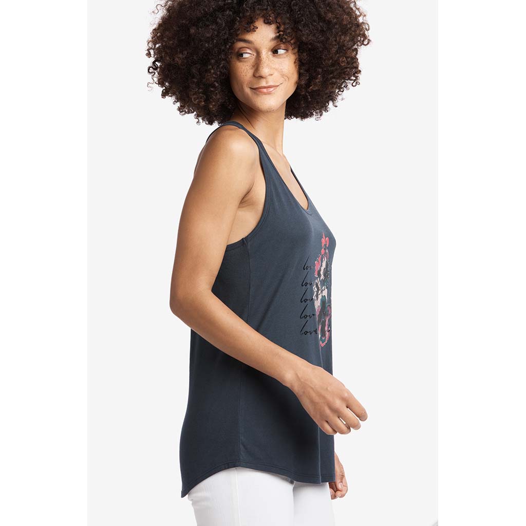 Lole Lara tank top Blue Anchor lv