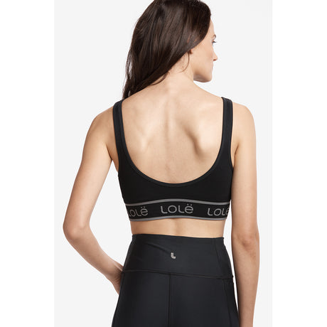 Lole Marlowe top sport noir vue dorsale