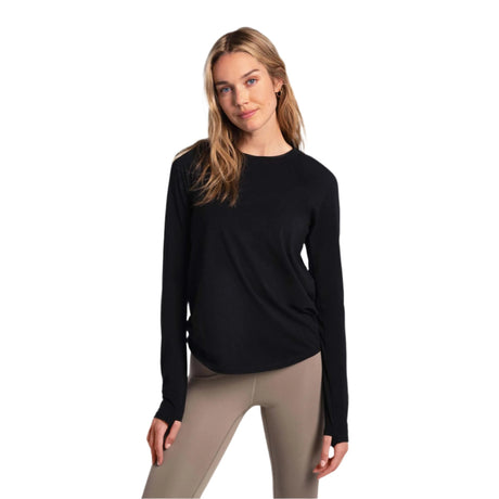 Lole Performance Wool chandail à manches longues pour femme noir