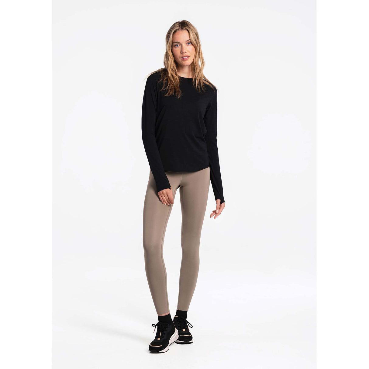 Lole Performance Wool chandail à manches longues pour femme noir live